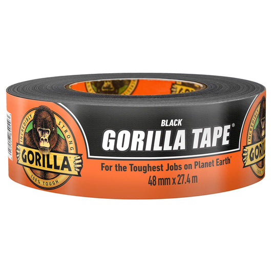 Gorilla Black Cloth Tape - 48mm x 27m