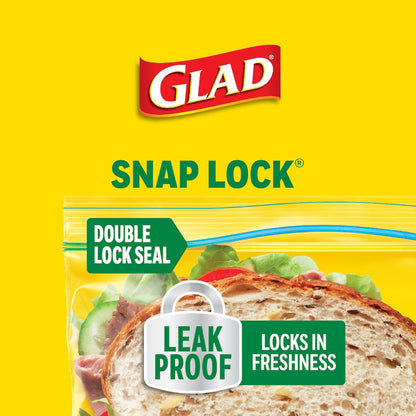 Glad Resealable Sandwich Bags 50 Pack