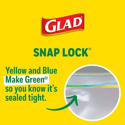 Glad Resealable Sandwich Bags 50 Pack