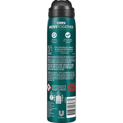 Rexona Men Advanced 72hr Deodorant Aerosol Coconut 220ml