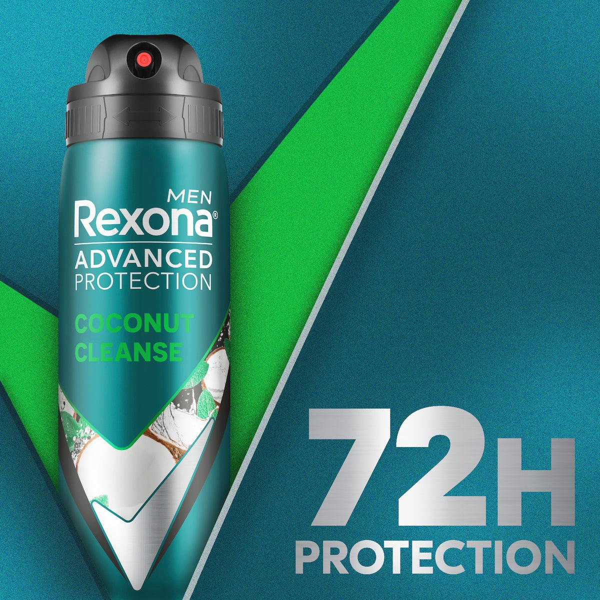 Rexona Men Advanced 72hr Deodorant Aerosol Coconut 220ml