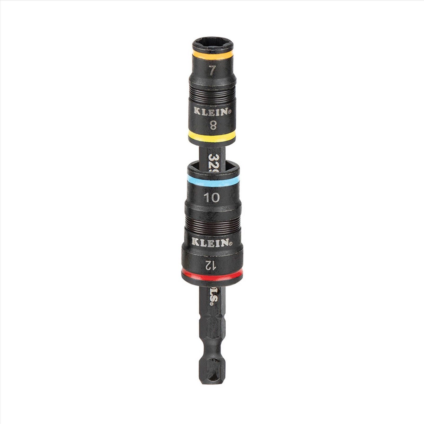 Klein 4 in 1 Impact Rated Flip Socket Set - 7, 8, 10, 12 mm