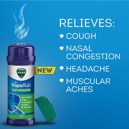 Vicks Vaporub Easy Applicator Decongestant Rub 35g