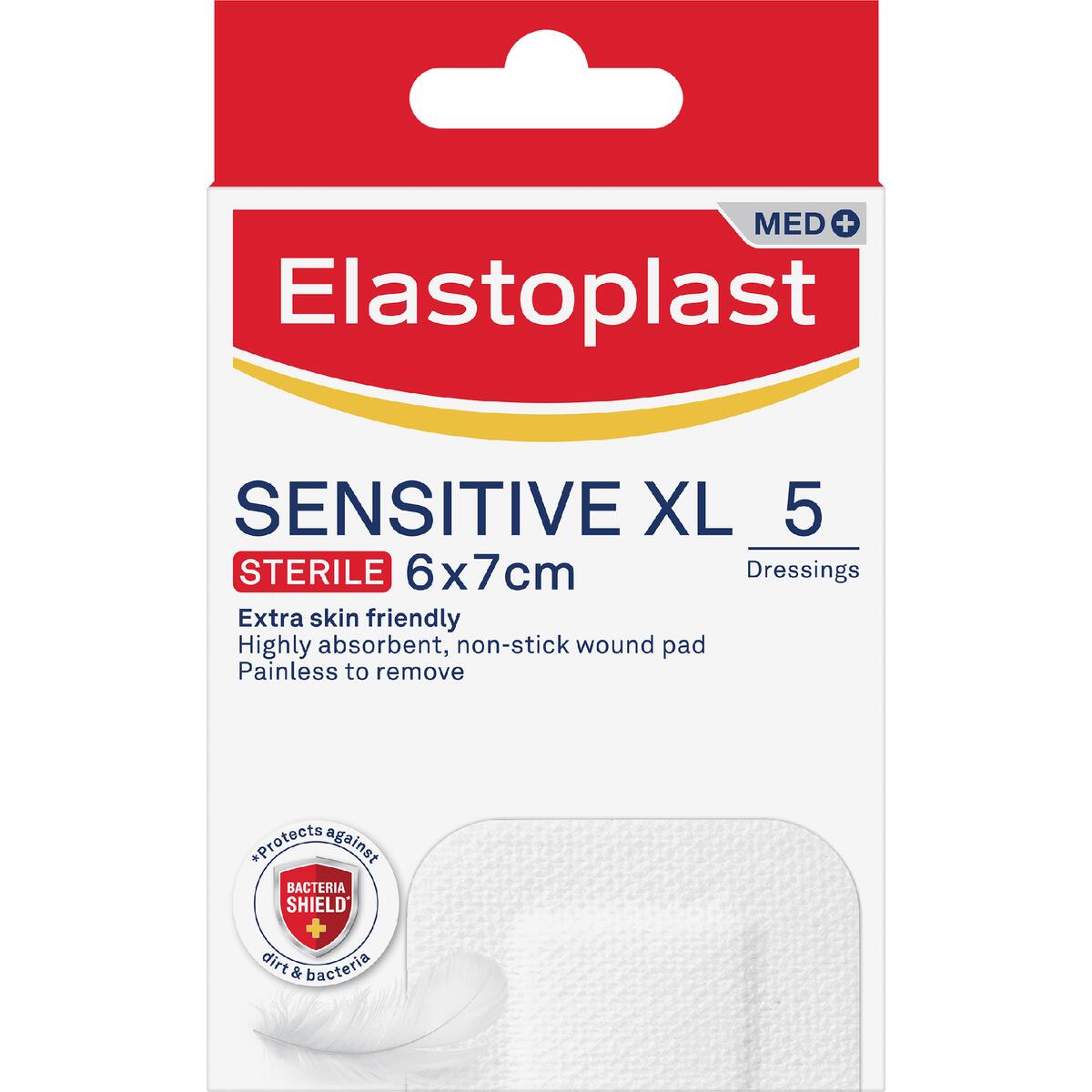 Elastoplast Sensitive Xl Dressings For Post Op Wounds 5 Pack
