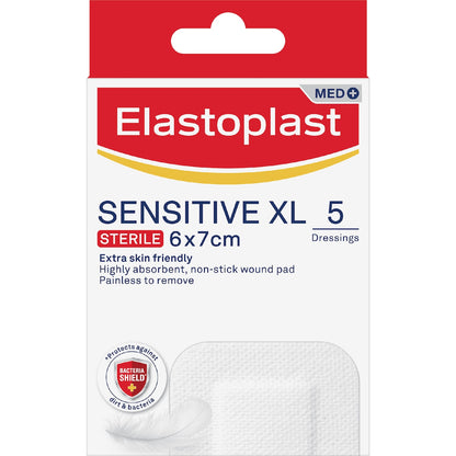 Elastoplast Sensitive Xl Dressings For Post Op Wounds 5 Pack