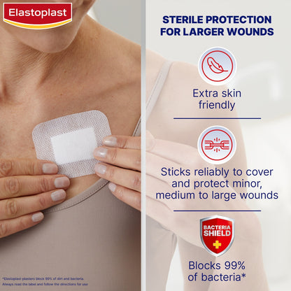 Elastoplast Sensitive Xl Dressings For Post Op Wounds 5 Pack