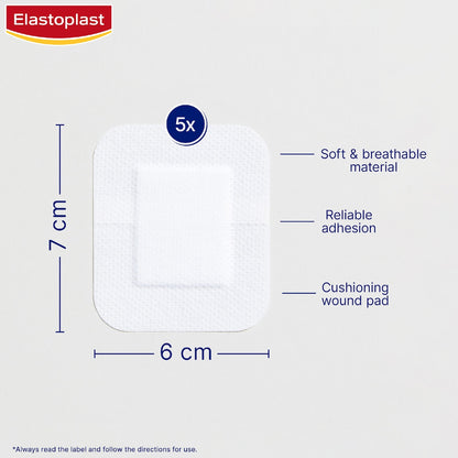 Elastoplast Sensitive Xl Dressings For Post Op Wounds 5 Pack