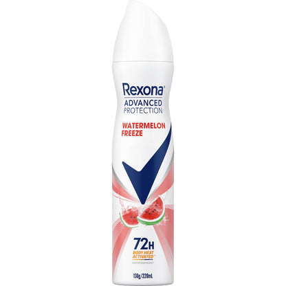 Rexona Women Advanced 72hr Deodorant Aerosol Watermelon 220ml