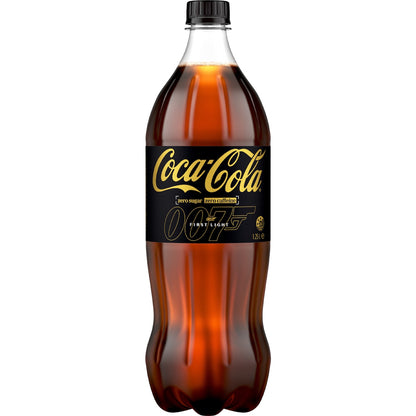 Coca-cola Caffeine Free Zero Sugar Soft Drink Bottle 1.25l