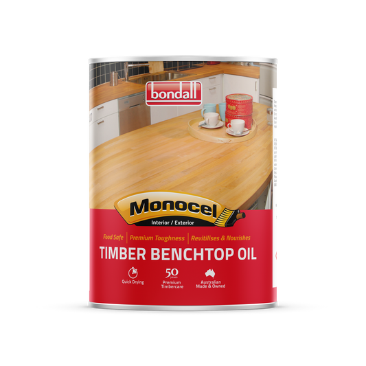 Bondall Monocel Exterior Interior Timber Bench Top Oil - 1L