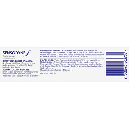 Sensodyne Daily Care & Whitening Sensitive Toothpaste 50g