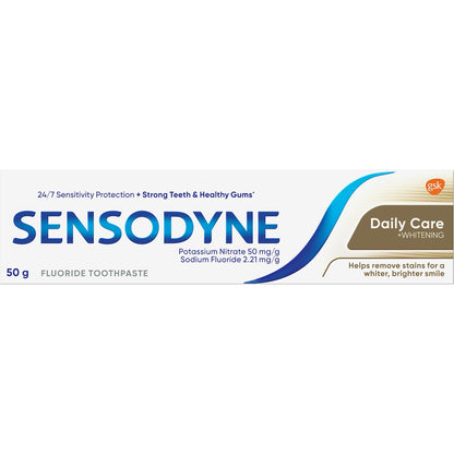 Sensodyne Daily Care & Whitening Sensitive Toothpaste 50g