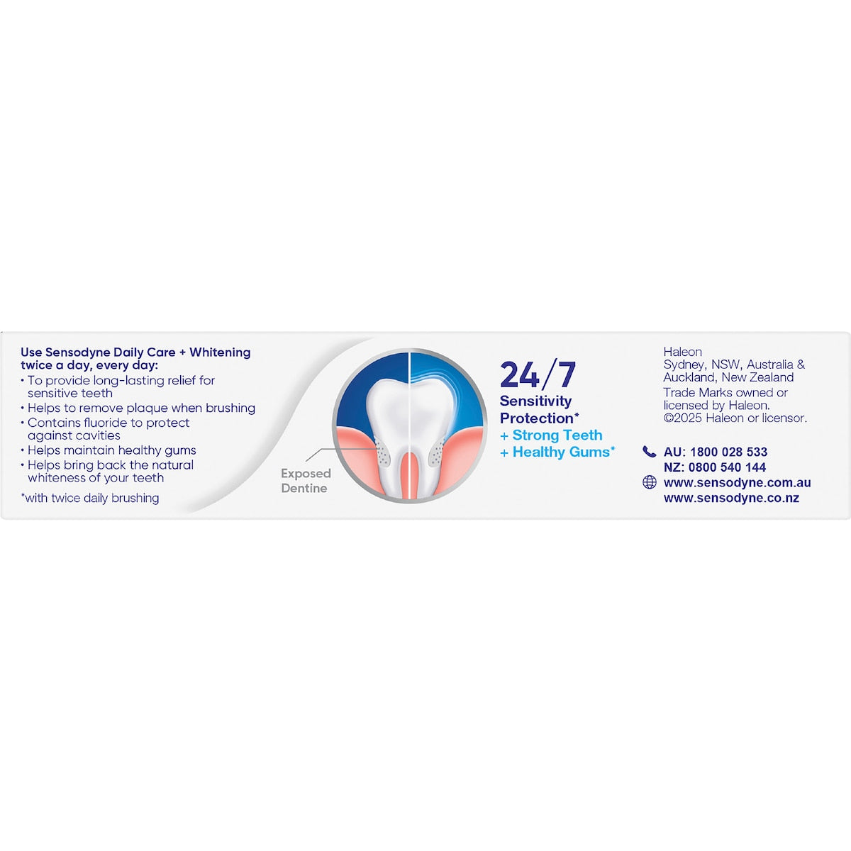 Sensodyne Daily Care & Whitening Sensitive Toothpaste 50g