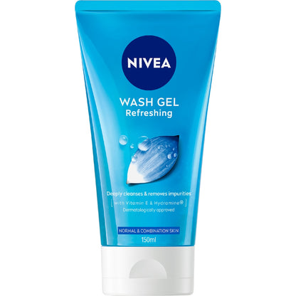 Nivea Refreshing Face Wash Gel Cleanser With Lotus Flower 150ml