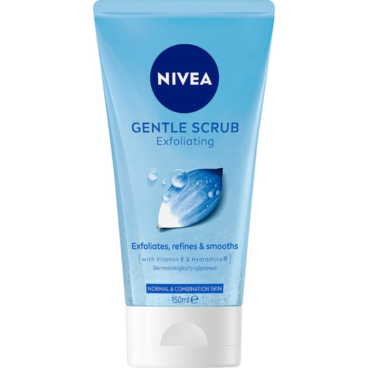 Nivea Gentle Exfoliating Face Scrub For Normal & Combination Skin 150ml