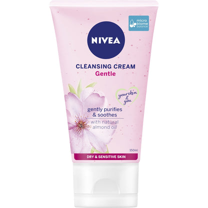 Nivea Caring Cleansing Cream Face Wash Dry & Sensitive Skin 150ml