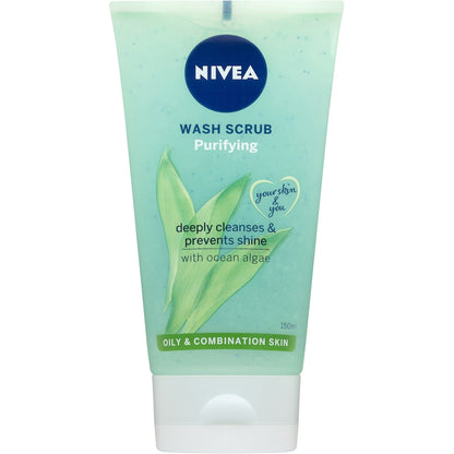 Nivea Purifying Face Wash Scrub For Oily & Combination Skin 150ml