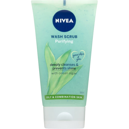 Nivea Purifying Face Wash Scrub For Oily & Combination Skin 150ml