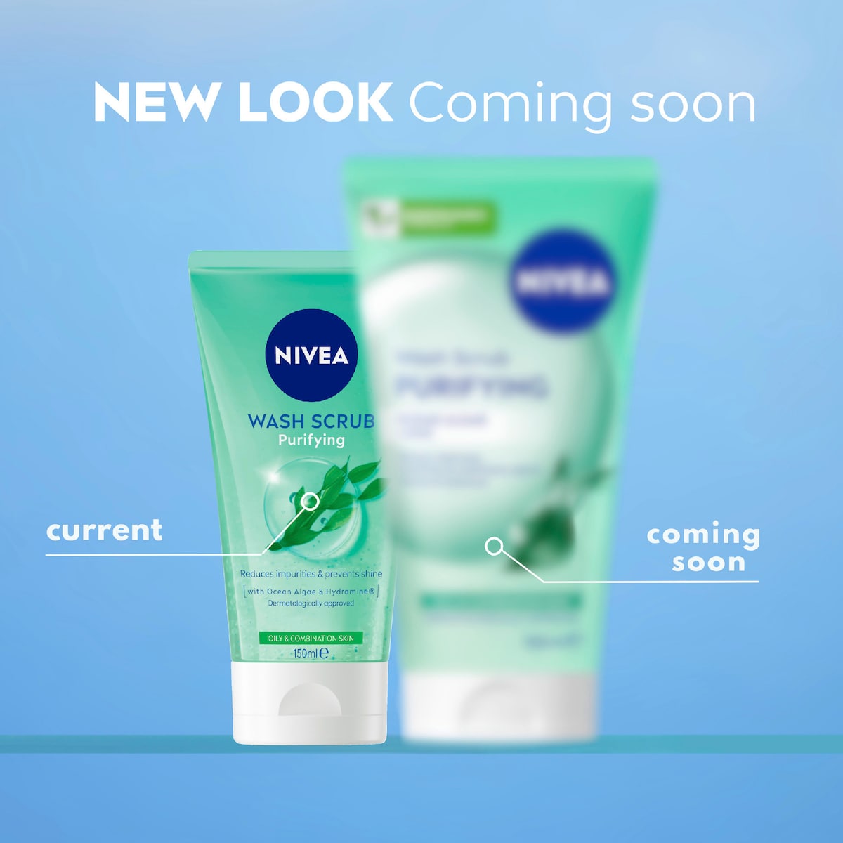Nivea Purifying Face Wash Scrub For Oily & Combination Skin 150ml
