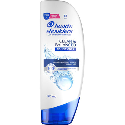 Head & Shoulders Clean & Balanced Anti Dandruff Conditioner 400ml