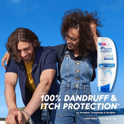 Head & Shoulders Clean & Balanced Anti Dandruff Conditioner 400ml