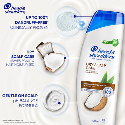 Head & Shoulders Dry Scalp Care Anti Dandruff Shampoo 400ml