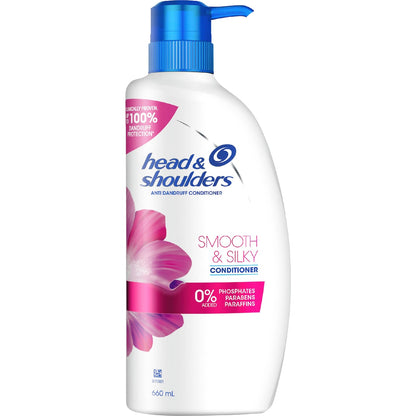 Head & Shoulders Smooth & Silky Anti-dandruff Conditioner 660ml
