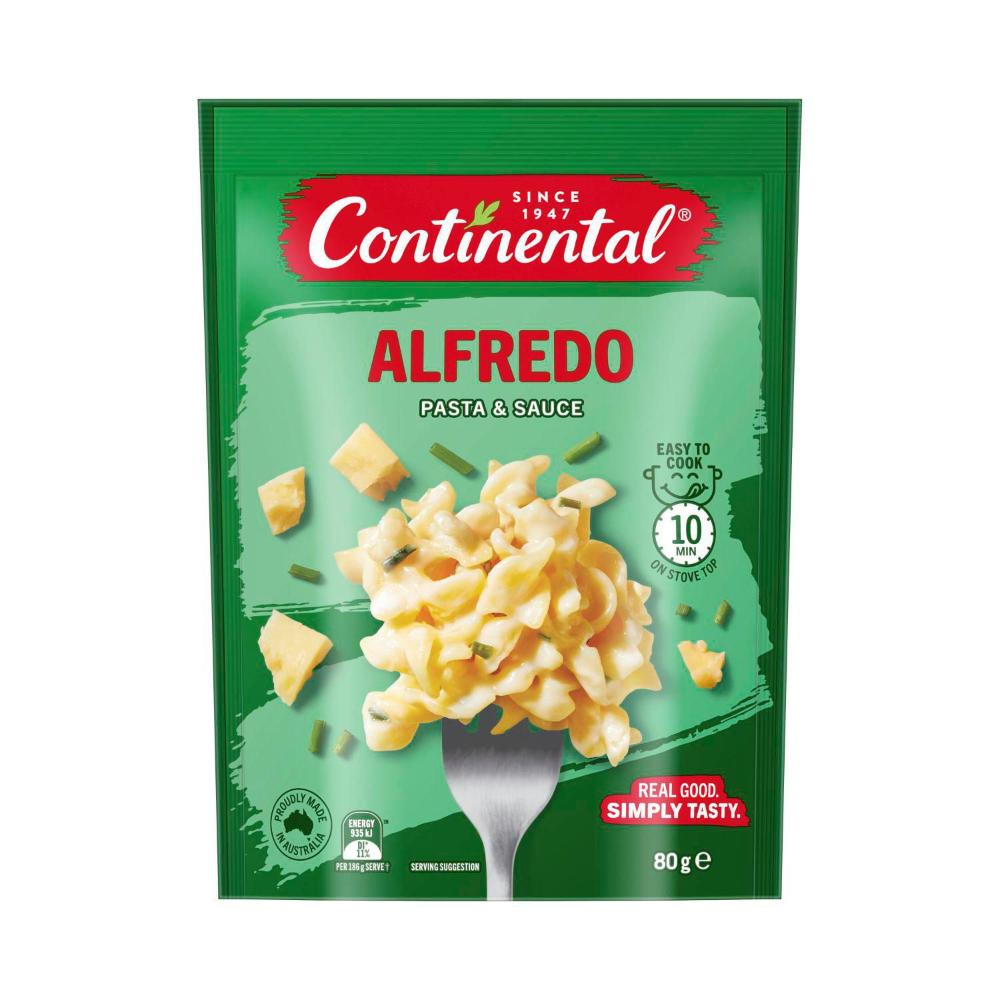 Continental Pasta & Sauce Alfredo - 80g