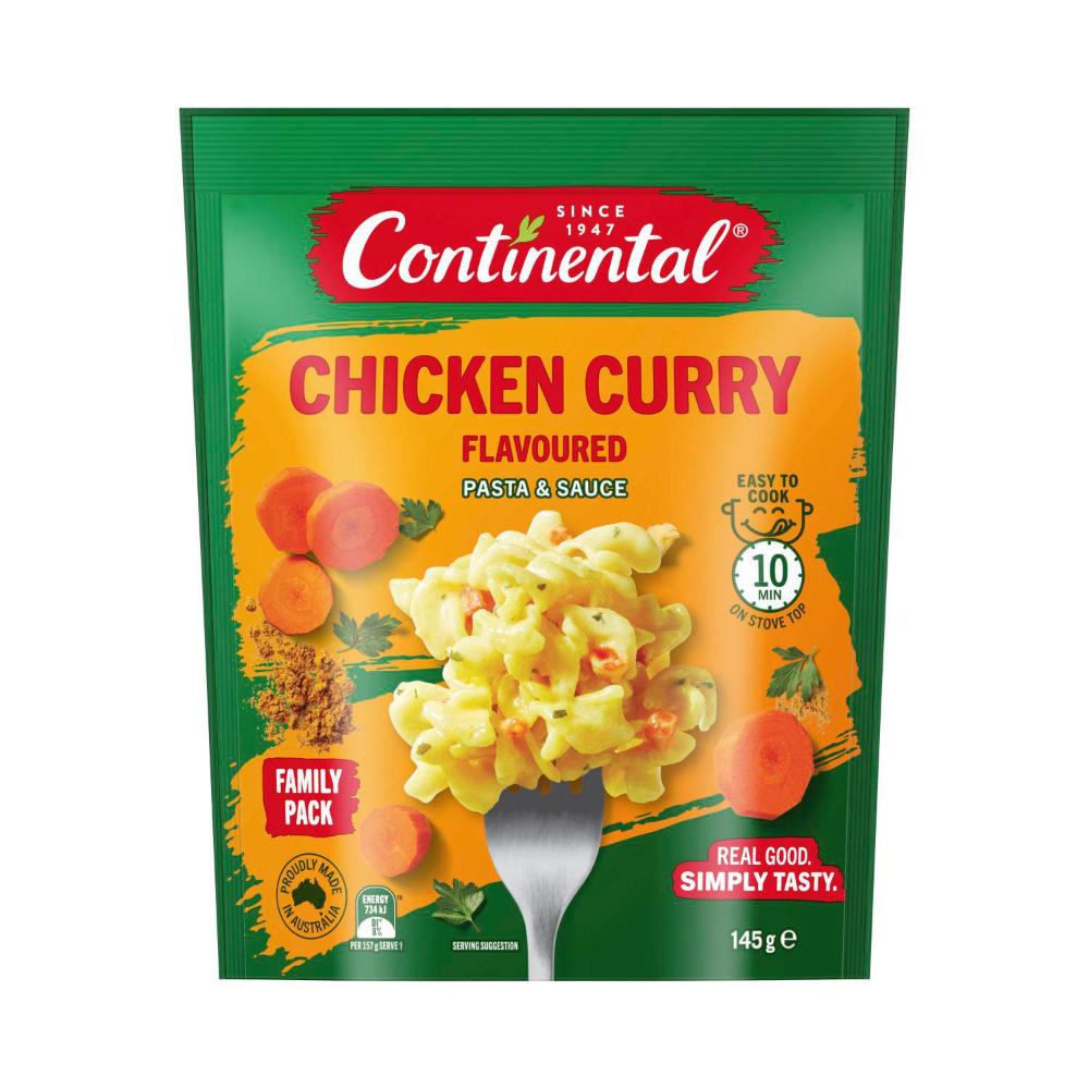 Continental Pasta & Sauce Chicken Curry - 145g