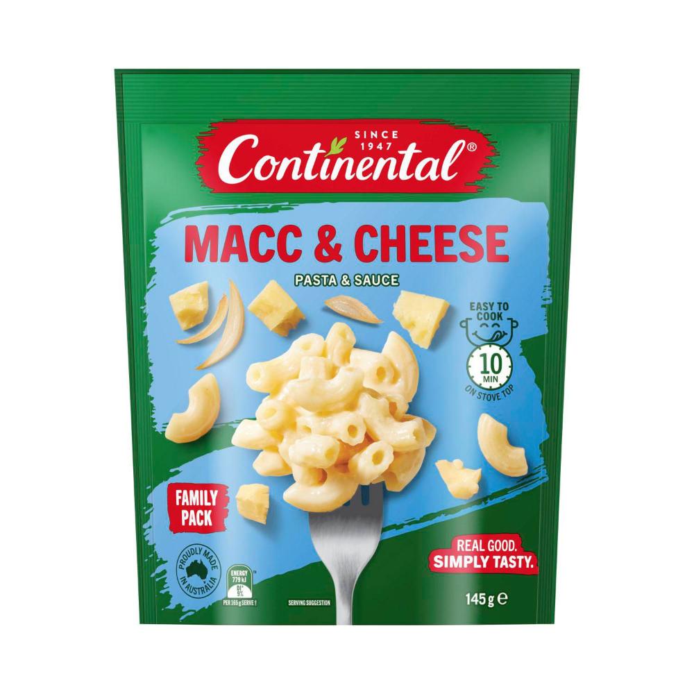 Continental Pasta & Sauce Macaroni Cheese - 145g