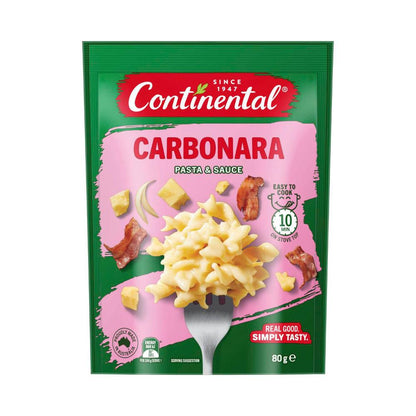 Continental Pasta & Sauce Bacon Carbonara - 80g