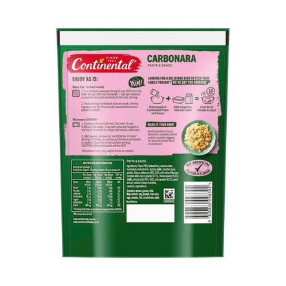 Continental Pasta & Sauce Bacon Carbonara - 80g