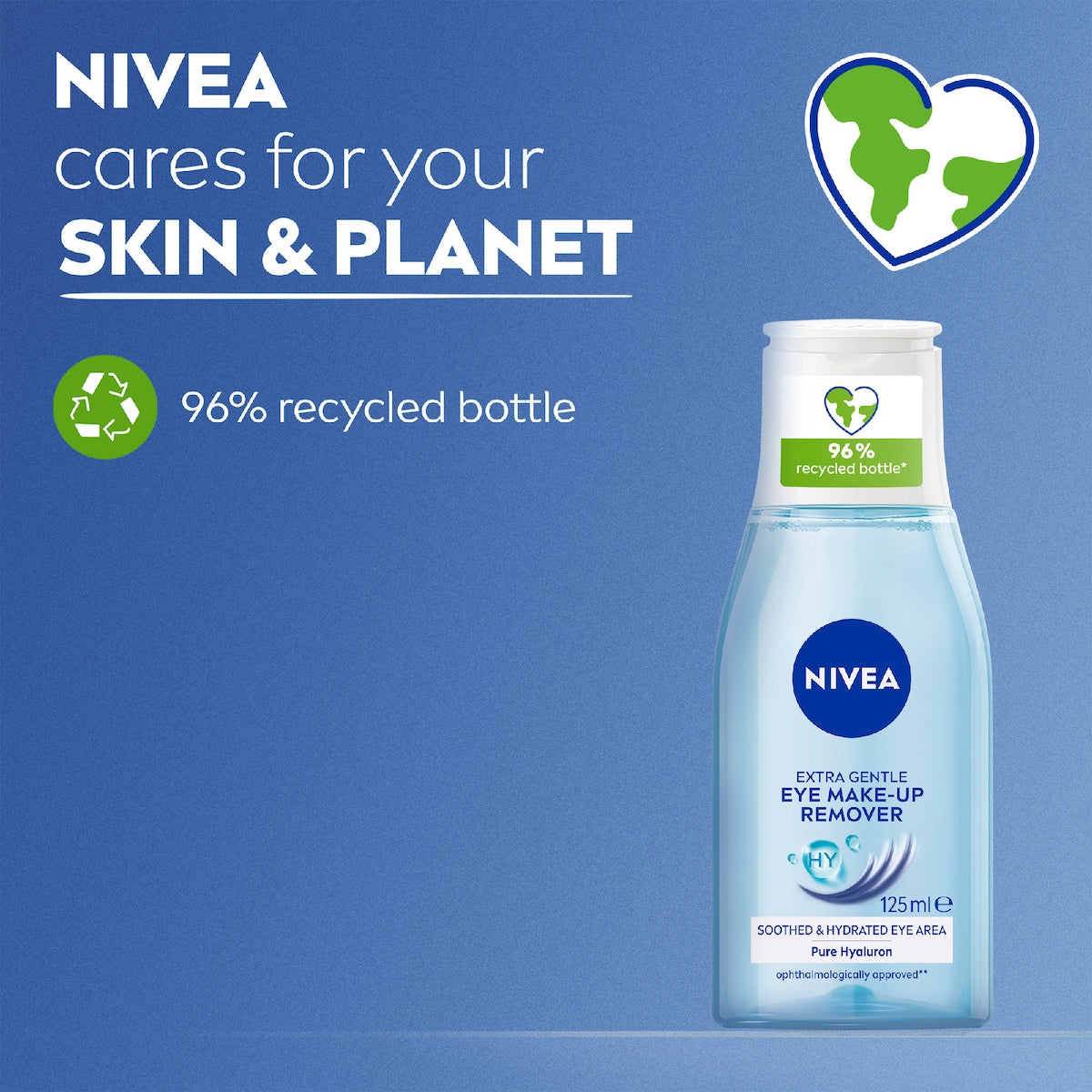 Nivea Extra Gentle Eye Makeup Remover With Provitamin B5 125ml