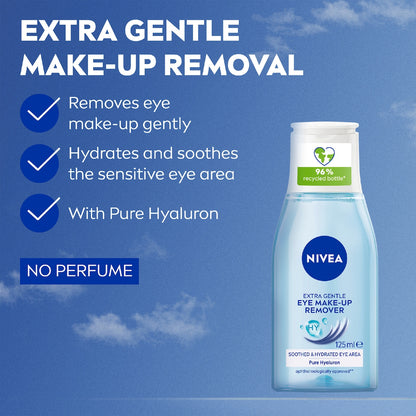 Nivea Extra Gentle Eye Makeup Remover With Provitamin B5 125ml