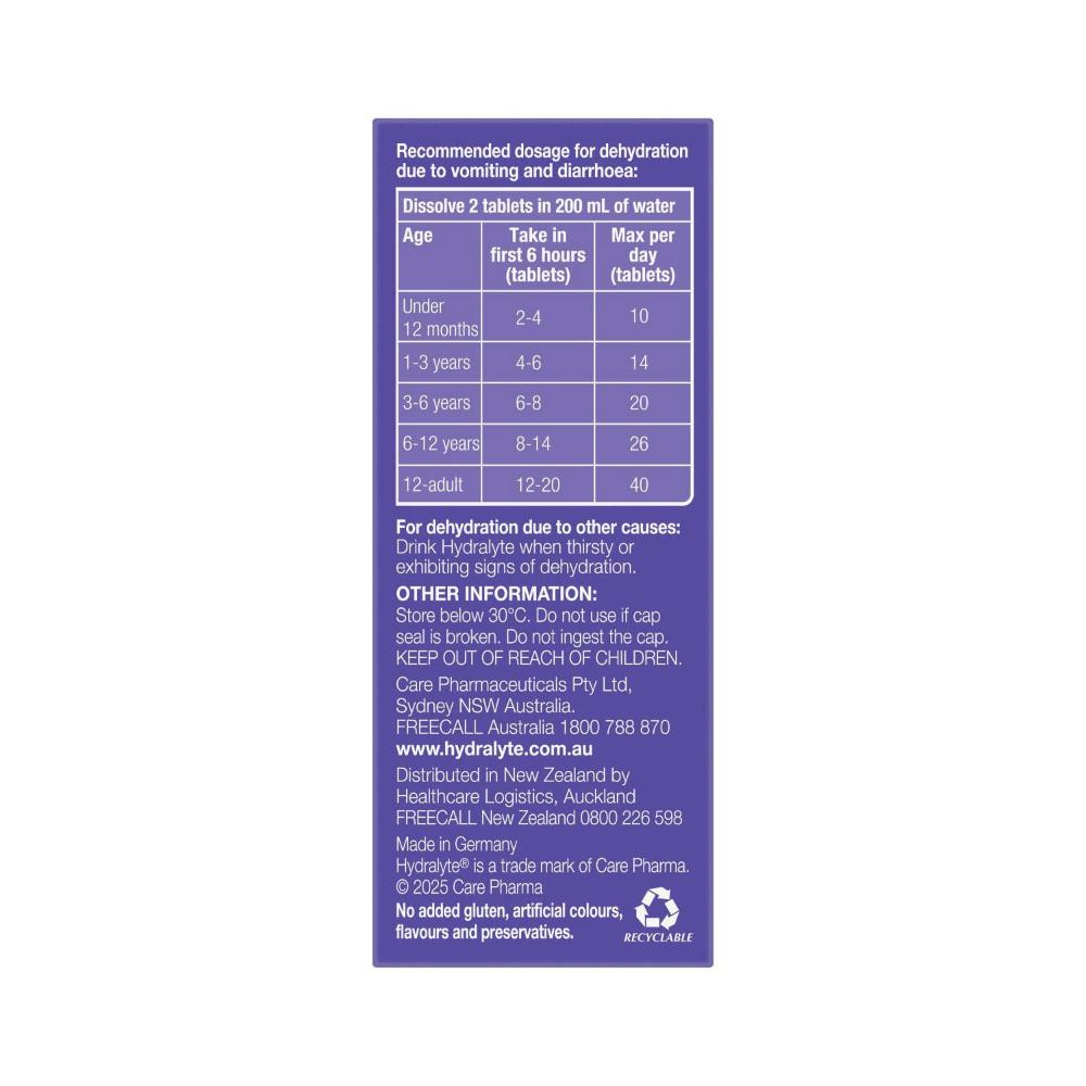 Hydralyte Effervescent Passionfruit Punch - 10 Pack