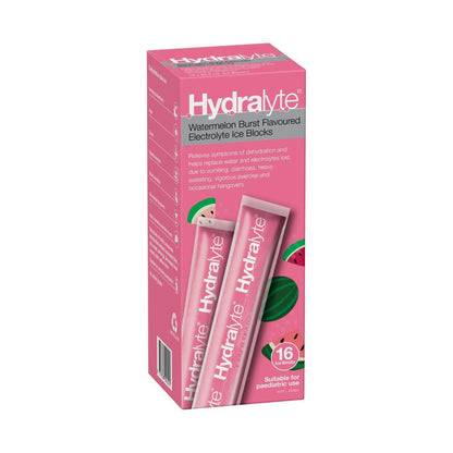 Hydralyte Ice Block Watermelon Burst - 16 Pack