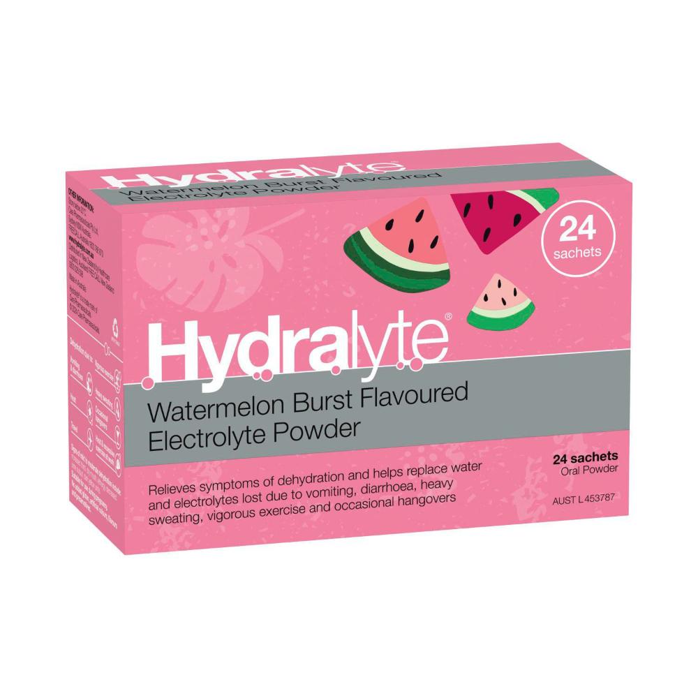 Hydralyte Sachet Watermelon Burst - 24 Pack