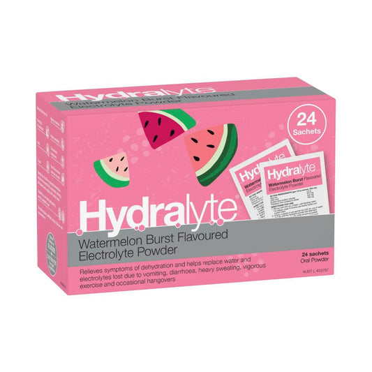 Hydralyte Sachet Watermelon Burst - 24 Pack