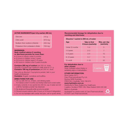 Hydralyte Sachet Watermelon Burst - 24 Pack