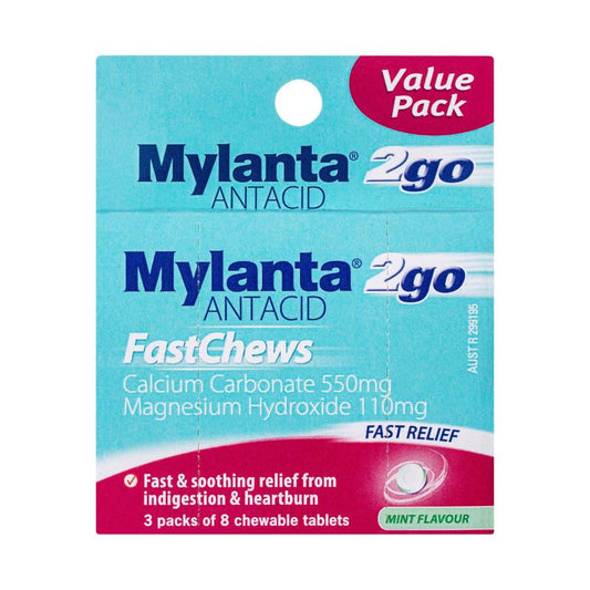 Mylanta Fast Chews - 24 Pack