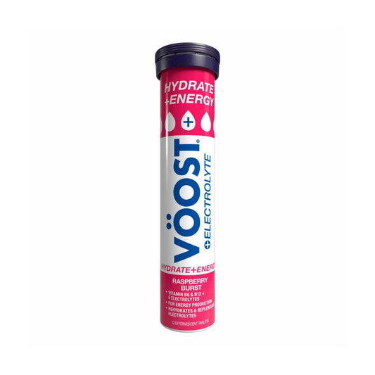 Voost Effervescent Hydrate + Energy Raspberry - 12 Pack