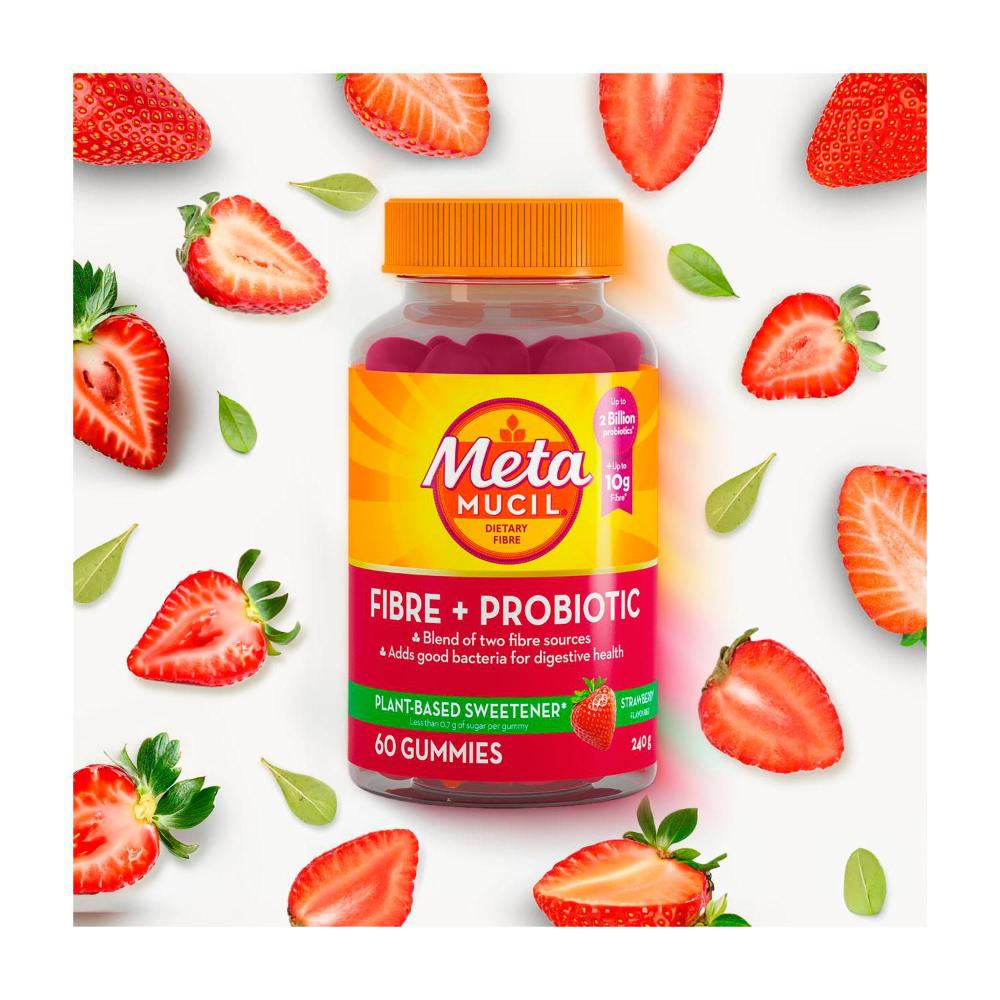 Metamucil Pre + Probiotic Fibre Gummies - 60 Pack