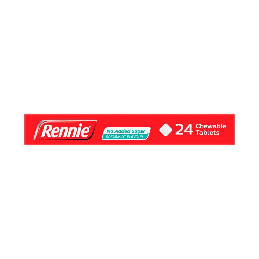 Rennie No Added Sugar Spearmin - 24 Pack