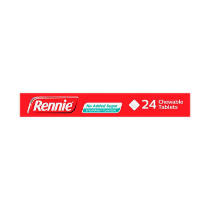 Rennie No Added Sugar Spearmin - 24 Pack