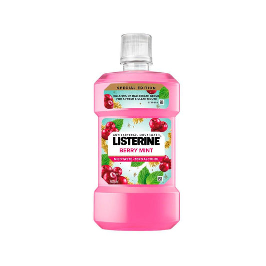 Listerine Berry Mint Mouthwash - 500mL