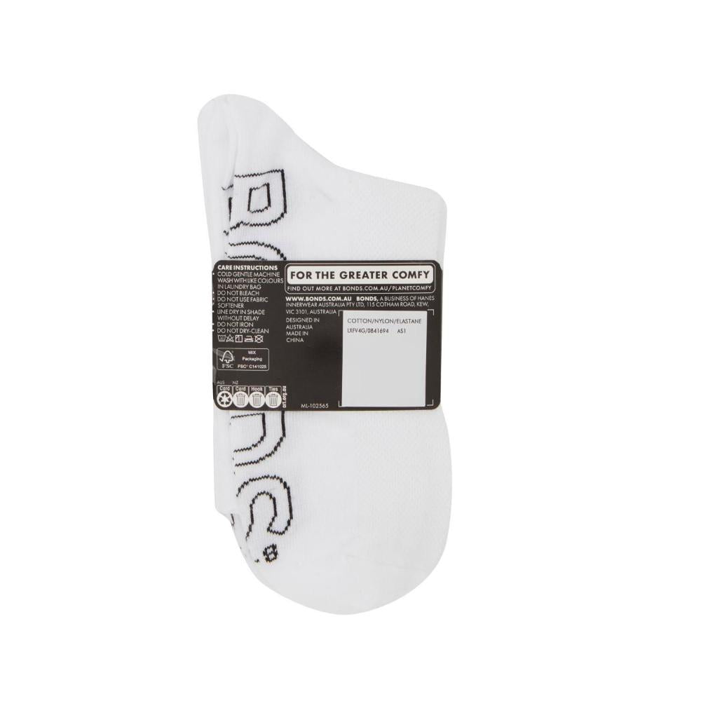 Bonds Womens Half Crew 8+ Socks - 4 Pack