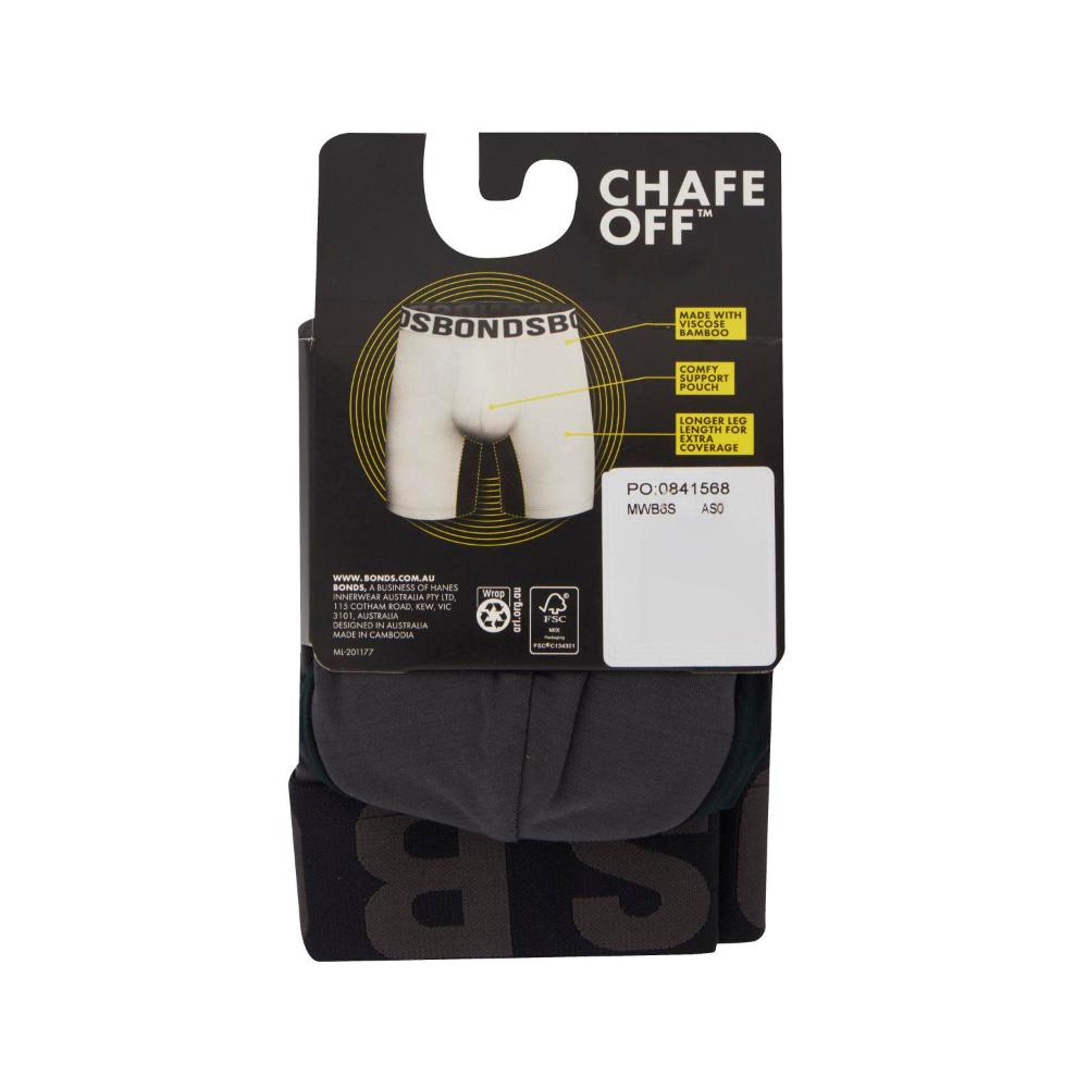 Bonds Mens Chafe Off Trunk XXL - 1 Pack