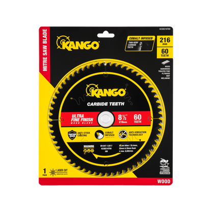 Kango Wood Mitre Saw Blade - 216mm - 60T