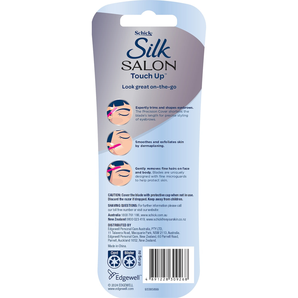 Schick Hydro Silk Touch Up Disposable Razors 3 Pack