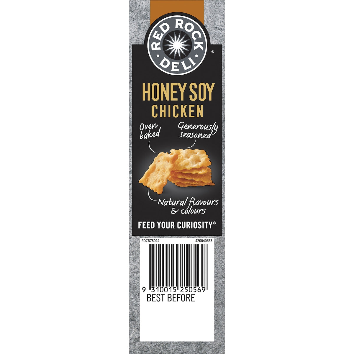 Red Rock Deli Biscuit Crackers Share Pack Honey Soy & Chicken 135g